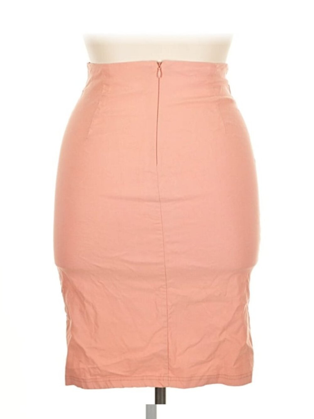 ✨Grace Karin Ruched Bodycon Pencil Skirt XL NWT Blush Pink Stretch - Picture 2 of 7